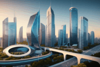 Contoh Prompt Gambar AI Kota Modern dengan Teknologi Canggih