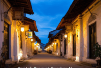 Contoh Prompt Gambar AI Kota Tua dengan Lampu Jalan Klasik